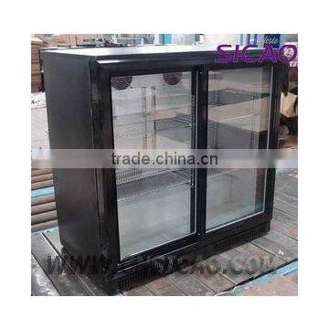 Fan Colling System Beer Freezer 220v/110v Fridge for Sale Dual Door Beer Fridges photo-3