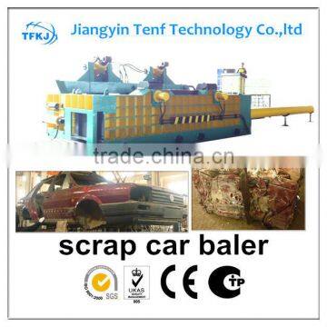 New arrival factory price automatic hydraulic old car press scrap car baler(High Quality)