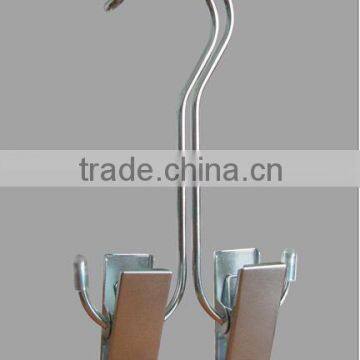Wholesale hanger Chrome Metal Shoes Hanger Boots Clips Hanger