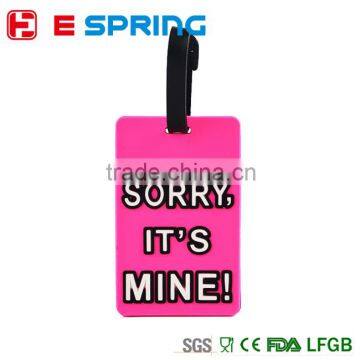 New Suitcase Luggage Tags Random color ID Address Holder Silicone Identifier Label etiqueta sale