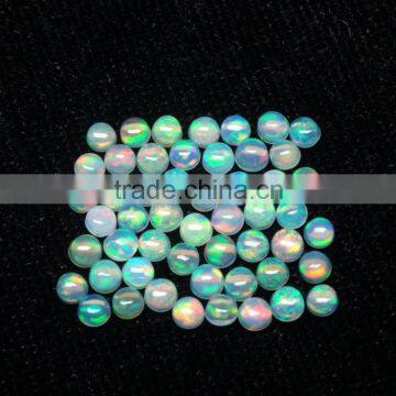 3mm Natural Ethiopian Opal Round Cabochon, Opal Round Cabs, Semi Precious Round Cabochon