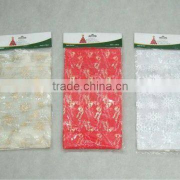 X-MAS ORGANZA TABLE RUNNER