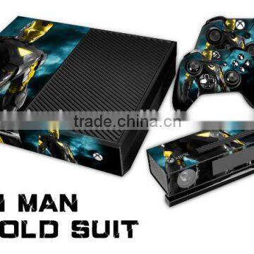Factory New Arrival Custom Carbon Fiber Skin Vinyl Decal for Xbox One With Two Skins for Gamepad photo-4
