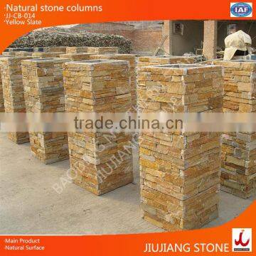 natural stone fence concrete column molds