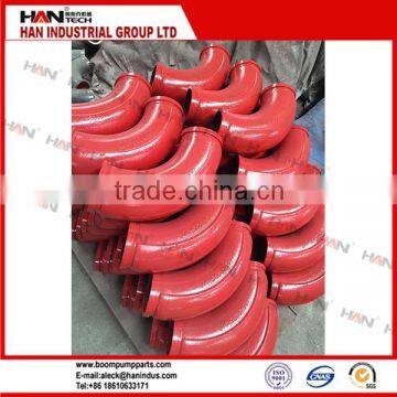 Concrete pump spare parts 45 degree steel pipe elbow concrete pump elbow / bend for putzmeister