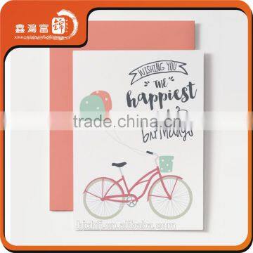 XHFJ High quality cute customized birthday card wholesale