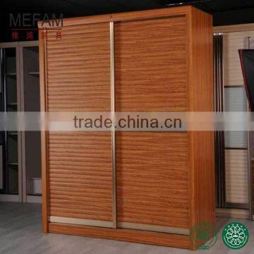 Environmental imported mdf faceboard wood wall wardrobe bedroom designs