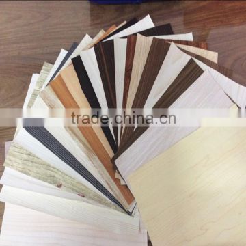 wahkoon veneer/laminating texture embossing roll/melamine paper/pvc stretch ceiling film