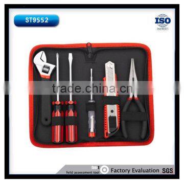 7pcs Easy Use Craft Home Tool Set With Zipper Tool Bag