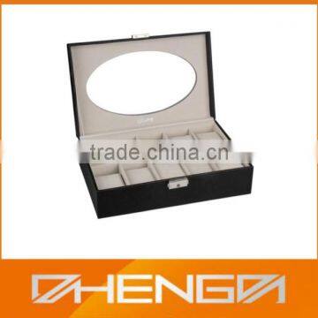 Good Quality Rectangular Leather Watch Box Packaging in China