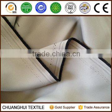 280cm width two side dull curtain material blackout curtain fabric