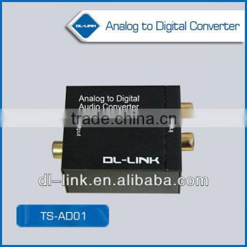 HIgh quality products!TS-AD01 Analog to Digital Optical Coaxial Audio Converter Adapter with 3.5mm & RCA Inputs