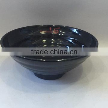 Item no.8615 melamine black noodles bowl