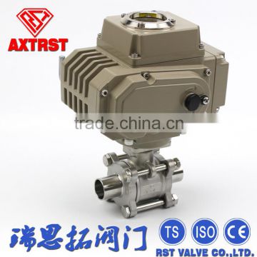 Three Pieces Electric Socket Welded Ball Valve for Pipeline