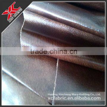 Waterproof faux suede fabric like PU for sofa,garments,shoes