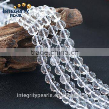 4mm 6mm 8mm 10mm 12mm 14mm 16mm white natural faceted wholesale chinese crystal beads