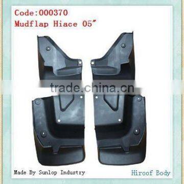 toyota hiace parts hiace mudflap car fenders #000370/#000370-1 mudflap for hiace van,commuter,KDH200