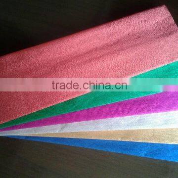 single color crepe paper for gift wrapping