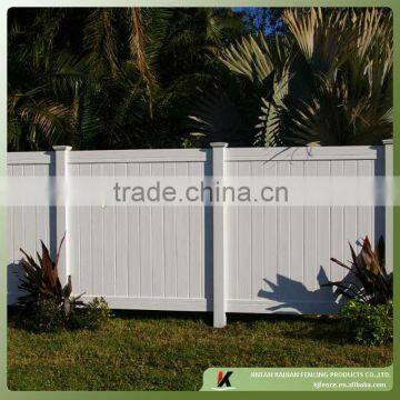 UV protection pvc privacy fence