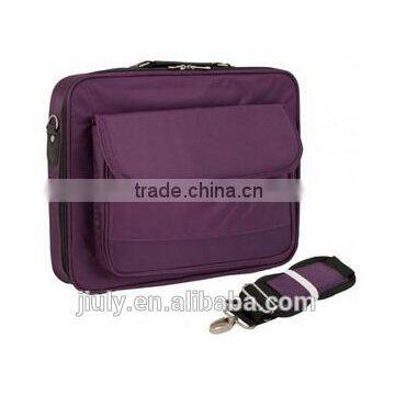 Promotional purple laptop carrying case & brefcase