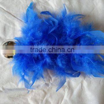 Christmas feather ball-blue