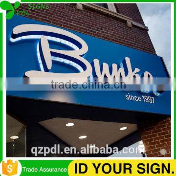 New!!! 3 Years Warranty 3D Acrylic Outdoor Building Signage with Wall Mounting