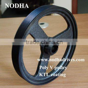 Ploy V pulley with KTL coating