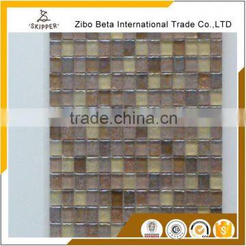 Commercial Cheap Crackle Glass Mosaic Tile