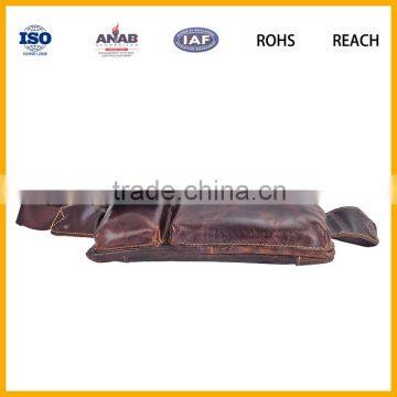 Men's PU Leather Fanny Waist Pack Bum Hip Belt Bag Shoulder Clutch Handbag photo-4