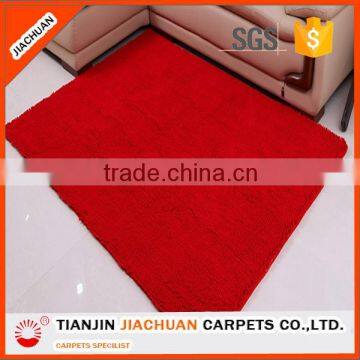 long pile polyester chenille carpet