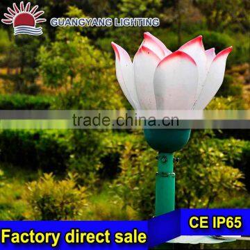 Yard Led Lighting Light Plastic Outdoor Flower on Sell Pink Lily