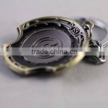 New PC Online Game Dota 2 Keychain Champion Shield Keychain Metal Custom Keychain