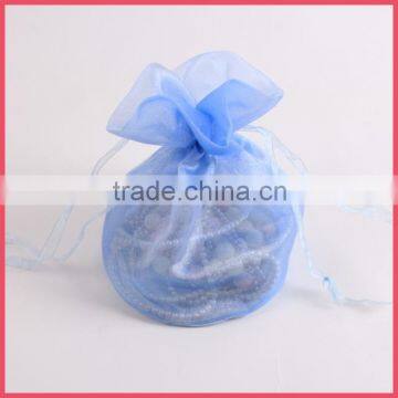Custom printed drawstring organza gift bags