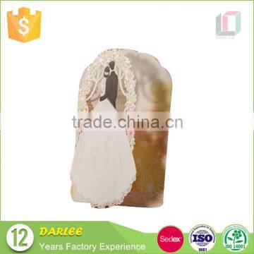 Chinese Royal Laser Cut Bengali Wedding Invitation Card photo-2