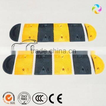 Effectively Traffic Calming Reflective Rubber Speed Bump