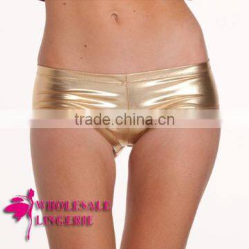 Sexy Gold Leather Underwear For Sexy Women