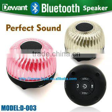 D-003 portable mini wireless Bluetooth speaker with stereo sound