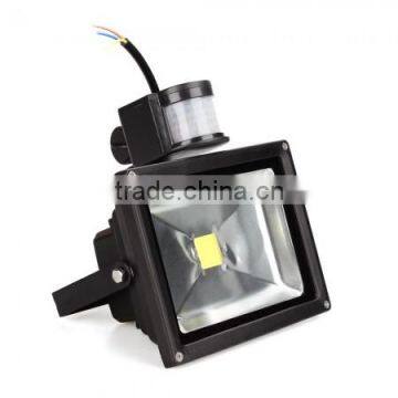 20W Waterproof IP65 PIR Motion Sensor COB LED Floodlight Outdoor Lamp White