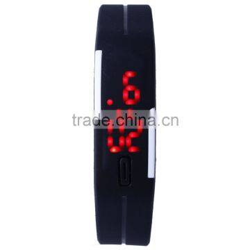 Factory Wholesale Outdoor Sport LED Electronic Wristbands Watch | Jelly Silicon Rubber Watch for Child's Students Lovers