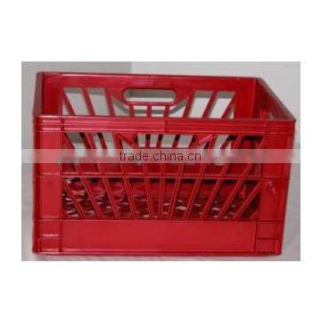 Red Color Dairy Plastic Mesh High Quality Crate for Sale