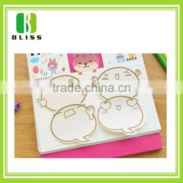 Design Memo Pad Adhesive Note Memo Clip memo pad with sticky note