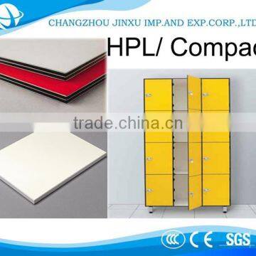 12mm laminate toilet board for sale/ HPL compact laminate board