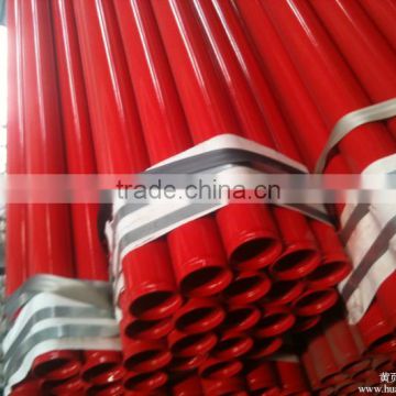 Groove connection fire service plastic coated steel pipe