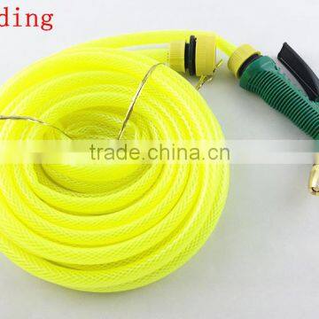 low price double layer latex hose and brass spary water gun