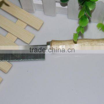 2015 pet items dog wooden handle comb