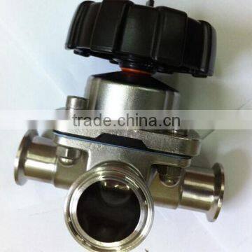 stainless steel 3 way diaphragm valve