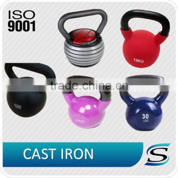 Cast iron painted 48kg competition kettlebells