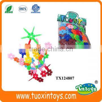 Recycled Plastic Plastic Building Bricks Blocks Pipe Toys photo-4