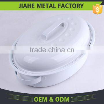Faster Distributes Heat Enamel Industrial Chicken Roaster Pan photo-4