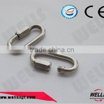 Manufacturer Shiny galvanized snap hook quick link